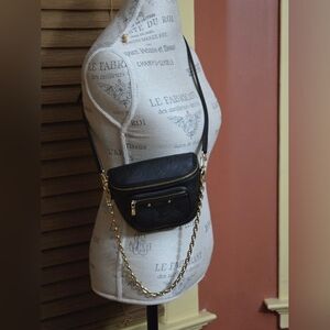 Louis Vuitton  Mini Bumbag In Empreinte Leather